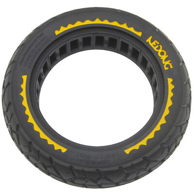 quality  10x2.5 Inch Thickened Vacuum Honeycomb Solid Tire with Shock Absorber for Electric Scooters factory