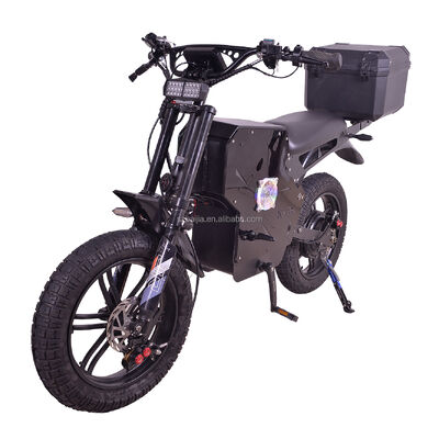 2025 New 72V 100Ah 3000W Electric Fat Bike Bicycle with 450-500km Range 20inch Tire Lithium Battery Power Supply