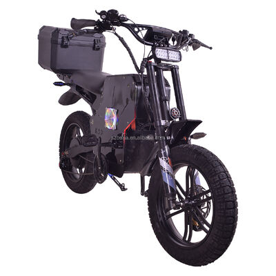 2025 New 72V 100Ah 3000W Electric Fat Bike Bicycle with 450-500km Range 20inch Tire Lithium Battery Power Supply
