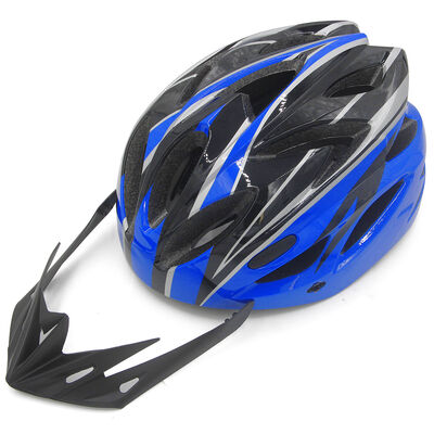 Blue New Design Mountain Bicycle Helmet Detachable Light Sports Bike Cycling Helmet Bicycle Parts
