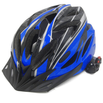Blue New Design Mountain Bicycle Helmet Detachable Light Sports Bike Cycling Helmet Bicycle Parts