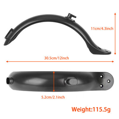 Black Rear Electric Scooter Skateboard Fenders Back Mud Guard for Xiaomi M365/Pro Electric Scooter Parts Accessory