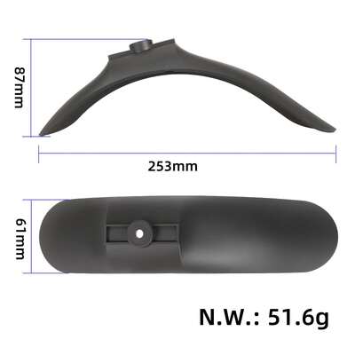 original Mi4 lite 2Gen front fender shade ABS for Xiaomi 4Lite (2Gen) second generation scooter parts Mudguard Repair Accessory