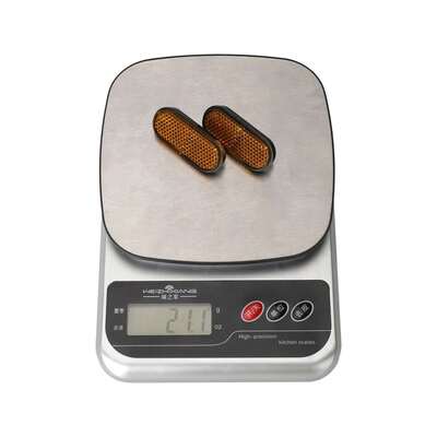 Original Yellow Front Silver Reflector for Xiaomi 4Lite (2nd Gen) Electric Scooter 48v Front Fork Reflective Strip Repair