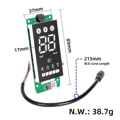 Original Xiaomi 4Lite Second-Generation Electric Scooter Dashboard for Bluetooth Display Turn Signal Meter Switch 48v Voltage