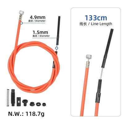 Original Brake Line Set Replace for Xiaomi 4 Lite second generation Electric Scooter Wheel Brake Cable Scooter Line Accessories