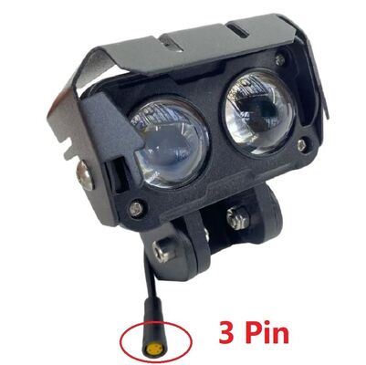 Original Headlights with Aluminum Alloy Housing For Kukirin G3Pro Electric Scooter Accessories