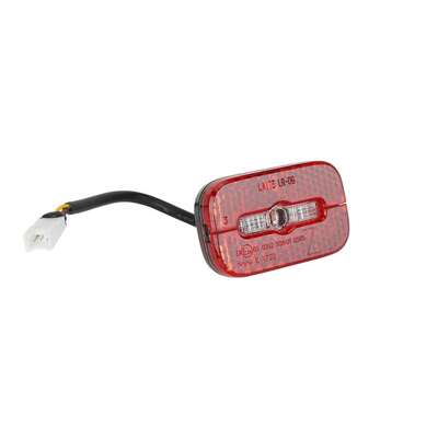 6-48V waterproof short-line tail light line length 125mm wide suitable for xiaoniu KQi3 electric scooter
