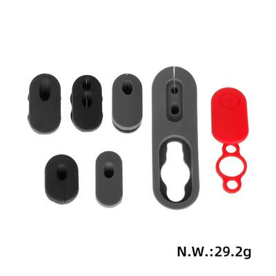 Magnetic Waterproof Card Cable Silicone Cover Charging Port for xiaomi 4Pro/4 Lite Electric Folding Scooter parts Accessories