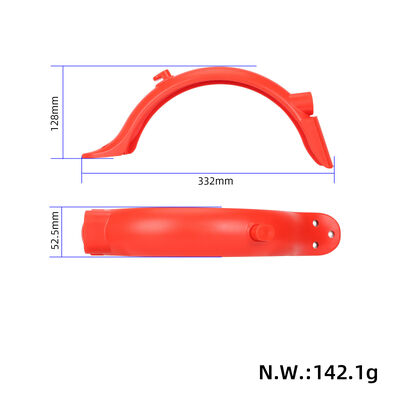 6-Color Integrated M365/1S/Pro Electric Scooter Fender License Plate with Hook Set Electric Scooter Accessories