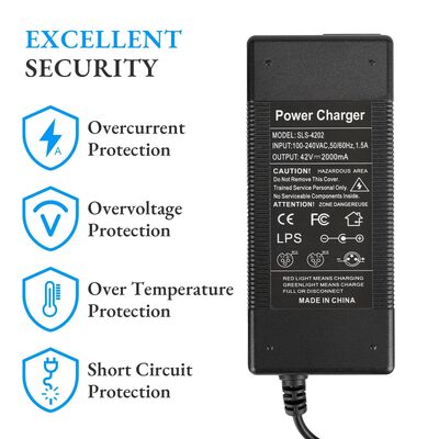 Charger Lithium Battery 42V 36V 2A 1.5A  for M365 PRO Nine Bot ES1 ES2 Scooters Part Ebike Battery Charger Accessories