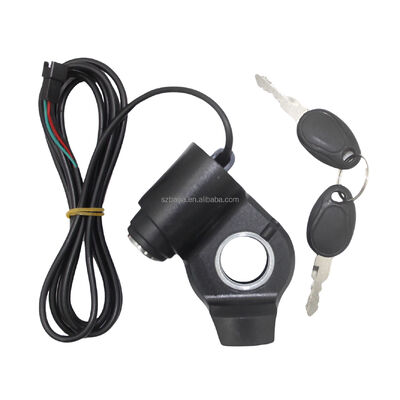 KUGOO M4 10-Inch Electric Scooter Parts Throttle Power Button Voltmeter Display with Key Ignition Switch for Kugoo M4 Scooters