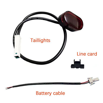 Hot Selling Xiaomi M365 Mijia Electric Scooter Accessories Warning Light Rear Tail Lamp with Buckle and Extension Cable