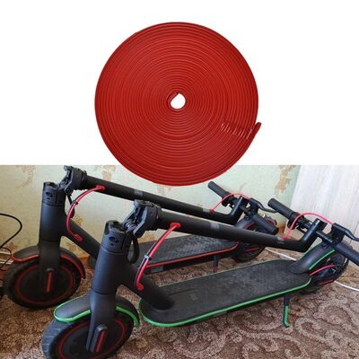 Xiaomi M365 Scooter Anti-Scratch Silicone Protective Strip 2 Meters Modification Decorative DIY Scooter Accessories
