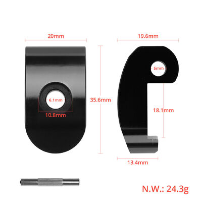 Electric Scooter Reinforced Folding Hook Is Suitable for M365 1S Pro Scooter With Hard and Thickened Folding Buckle Zipper