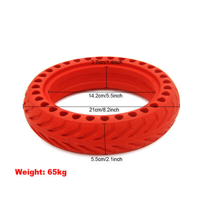 8.5x2.0 Solid Colorful Anti-Puncture Honeycomb 8 Inch Tubeless Tire Xiaomi M365 Electric Scooter Accessories