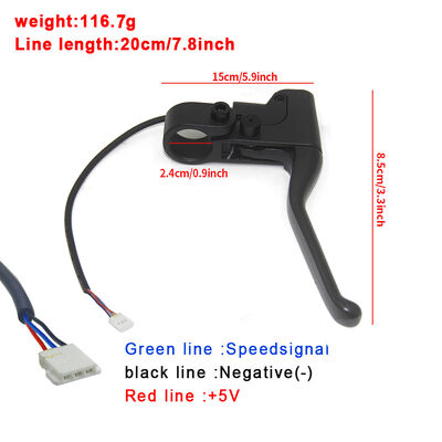 Brake Lever Bell Waterproof Brake Handle with Horn for Xiaomi M365 Electric Scooter Parts Accessories
