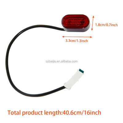 wholesale Mijia M365 Rear Fender Tail Brake Lamp Light for XIAOMI M365 Pro2 1S Electric Scooter Accessories