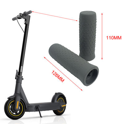 Replacement 36v Silicone Handlebar Grips for Max G30 Electric Kick Scooter Sharing Usage Available in Gray Black