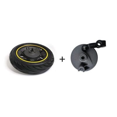 G30 Auxiliary Wheel Brake Line Pull Drum Brake for Ninebot MAX G30 Electric Scooter Front Wheel Drum Brake