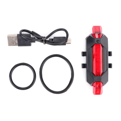 USB Rechargeable Outdoor Riding Bike Lights Set Front Back Rear Safety LED Bicycle Light for Night Riding Waterproof Battery
