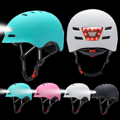 Smart LED Warning Flash Riding Helmet for Electric Scooter Bike Bicycle Motorcycles Accessories-36V Voltage
