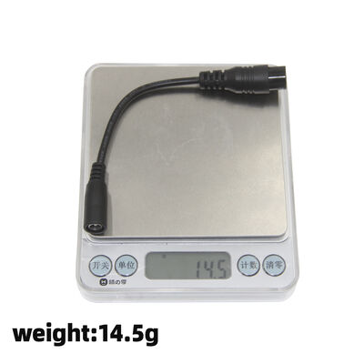 6.4inch Cable Electric Scooter Parts Male Pin 3 Triangle Plug Connection Cable Electric Ebike Charger Extension Accessories