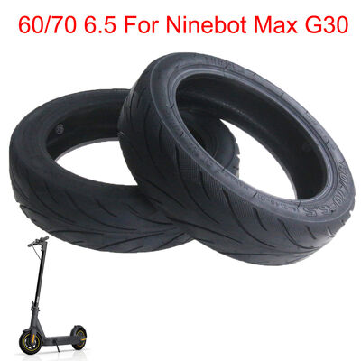 10 Inch 60/70- 6.5 Tubeless Vacuum Tire Anti Slip Explode Proof Tyre Accessories for Max G30 Front and Rear Scooter Wheels