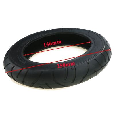 10*2.0 Thickened Outer Tire Inflatable Rubber Scooter Wheel for Kids Compatible M365 Pro 1s Essential Self-Balancing Scooter