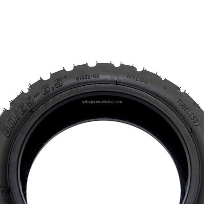 80/65-6.5 Outer Vacuum Tire 10 Inch Electric Scooter Tire Accessories Off-Road Tubeless Tyre for Balance Scooter Made Rubber