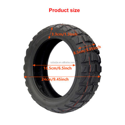 80/65-6.5 Outer Vacuum Tire 10 Inch Electric Scooter Tire Accessories Off-Road Tubeless Tyre for Balance Scooter Made Rubber