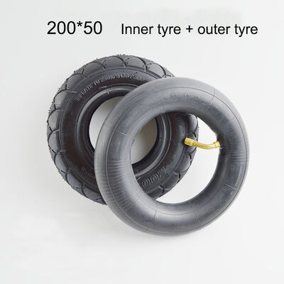 Mini Electric Scooter Tyre Wheel Electric Vehicle 200*50 Tire Accessories Spare Parts Hight Quality 200X50 Inner 8 Inch Black