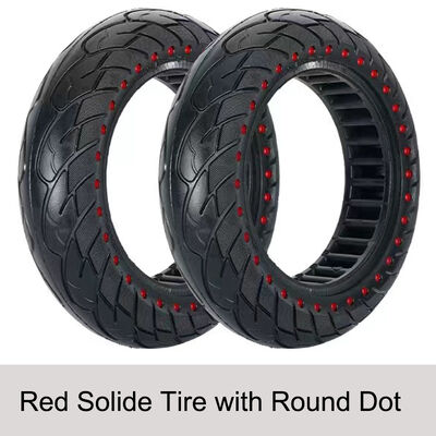 Solid Rubber Tire 10*2.5 Electric Scooter's Colorful Dot Elastic Honeycomb Tyre for Ninebot Max G30/G30D/G30P