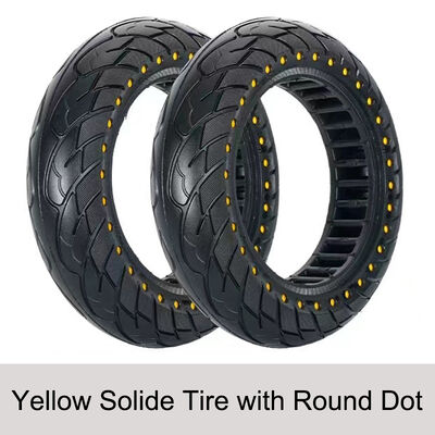 Solid Rubber Tire 10*2.5 Electric Scooter's Colorful Dot Elastic Honeycomb Tyre for Ninebot Max G30/G30D/G30P