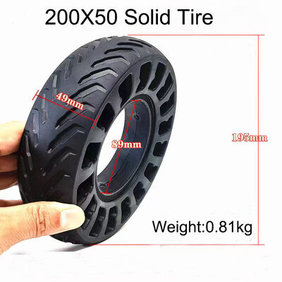 High Quality 8 Inch Mini Electric Scooter Tyre Wheel 200X50 Outer Rubber Honeycomb Solid Tire for Electric Vehicle