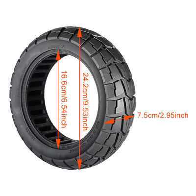 New 10X2.75 Inch Honeycomb Airless Tire for Kugoo M4 G2 Pro Electric Scooter Off-Road Vehicle Airless Tyre Scooter Accessories