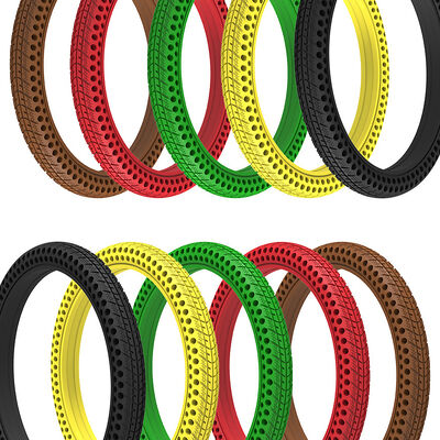 16x1.5 Inch Explosion-Proof Solid Airless Tires Rubber Scooter Tires for Children's Bicycle Folding Bike Accessories