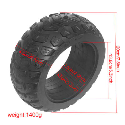 200*90  tubeless tire Rubber Explosion-proof Solid Replacement electric scooter accessories Tyre for electric bicycle fat tire