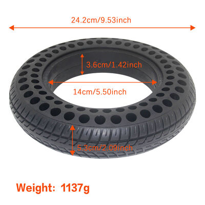 10 Inch Scooter Rubber 10*2.125 Honeycomb Tire Porous Solid Tyre for Electric Scooter Accessories