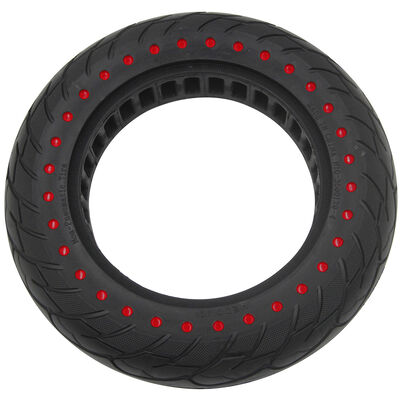 10x2.125 Inches Red Dot Factory No-Flat Shock Absorption Airless Solid Tires for Xiaomi Electric Scooter Factory Accessories for