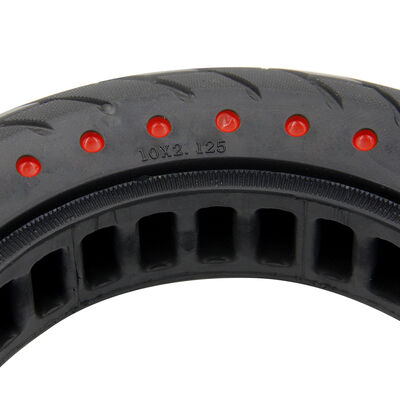 10x2.125 Inches Red Dot Factory No-Flat Shock Absorption Airless Solid Tires for Xiaomi Electric Scooter Factory Accessories for