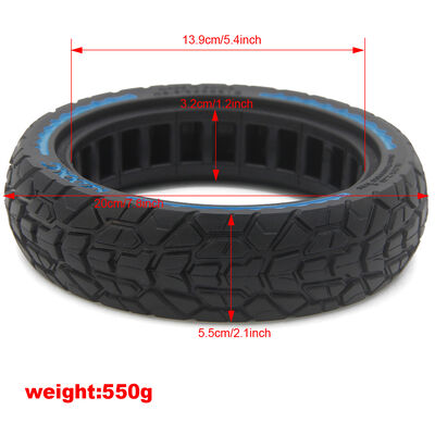 Factory Supply Off-Road Solid Honeycomb Tires 8.5*2.0 Slotted Shock-Absorbing Tires for XIAOMI Series Electric Scooter Kids'