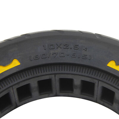 10x2.5 Inch Thickened Vacuum Honeycomb Solid Tire with Shock Absorber for Electric Scooters