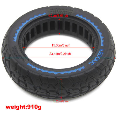 10 Inch Fat Honeycomb Solid Tire with Shock Absorber for Ninebot G30 Max Scooter Parts