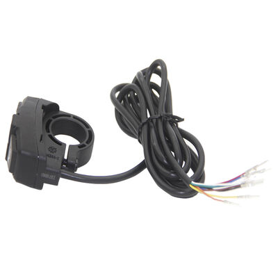 3-in-1 Electric Bike Scooter Light Switch 36V 48V with Horn Headlight Steering Features for 48V Electric Bicycle Parts