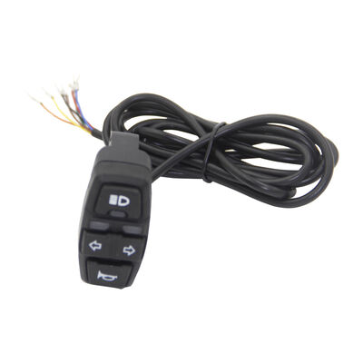 3-in-1 Electric Bike Scooter Light Switch 36V 48V with Horn Headlight Steering Features for 48V Electric Bicycle Parts