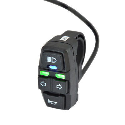 Electric ebike tail light kit five-star horn headlight steering switch LED headlight light group ebike conversion kit