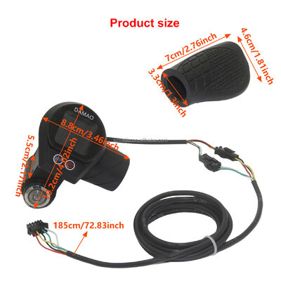 DAMAO Waterproof 5pin SM Plug Lcd Display with Locked for Electric Bike /scooter accessories