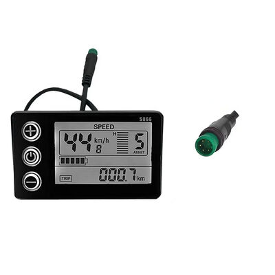 24V/36V/48V LCD-S866 Display for Electric Scooter Waterproof E-Bike Parts Controller for Electric Scooter LCD