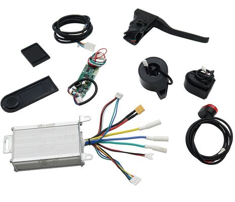 36V 350W Brushless Electric Scooter M365 with Dashboard Headlight Tail Light Cover Accelerator Brake Handle-Scooter Parts